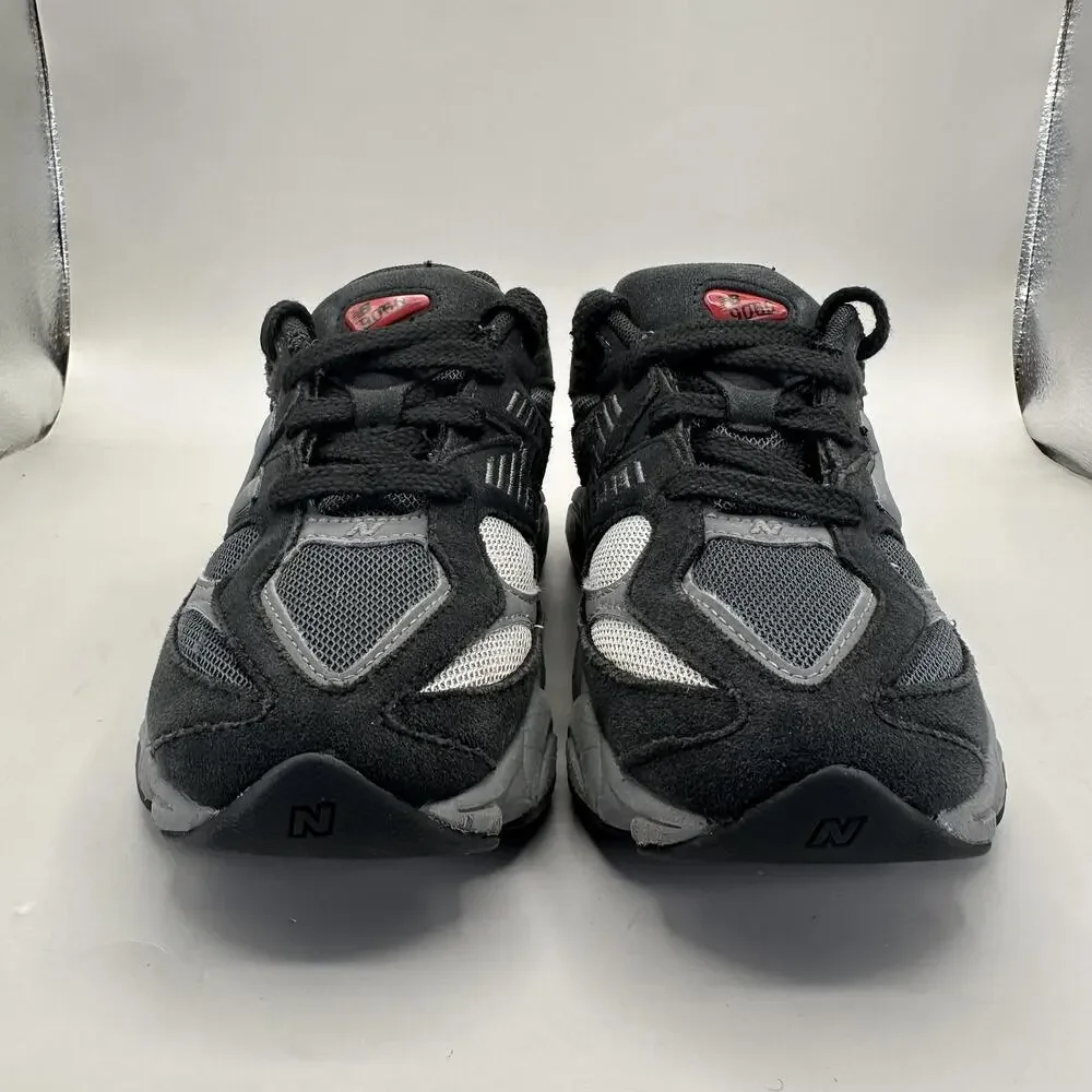 New Balance 9060 Shoes Youth Size 3 Black Suede Running Sneakers GCN9060BK